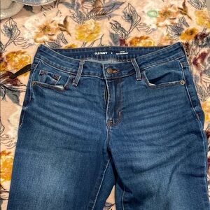 Old Navy Blue Straight Leg Jeans Classic Style